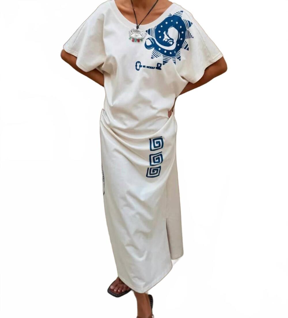 NEW NEVER FULLY DRESSED dolce vida t-shirt dress in white